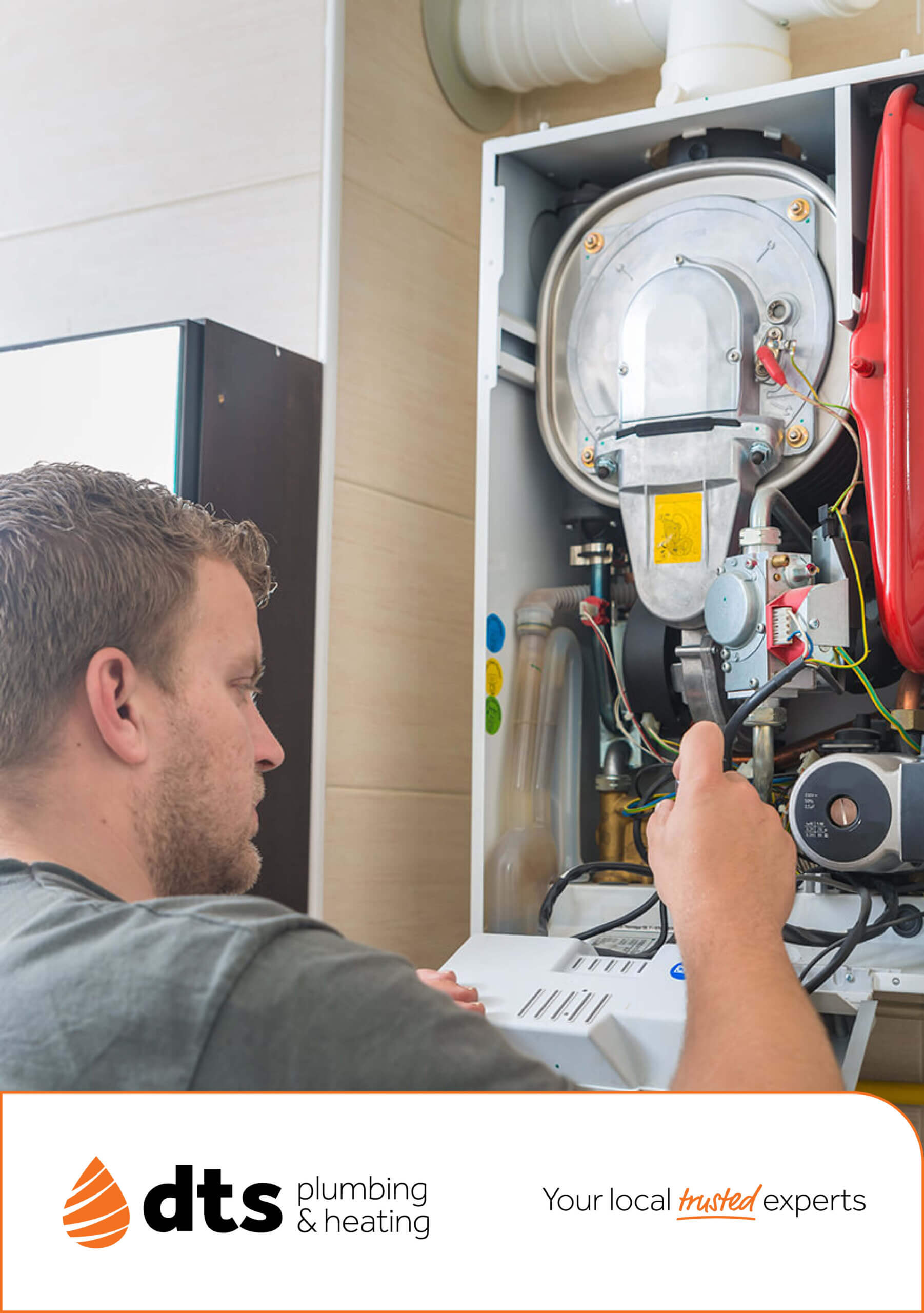 DTS Plumbing & Heating engineer at work